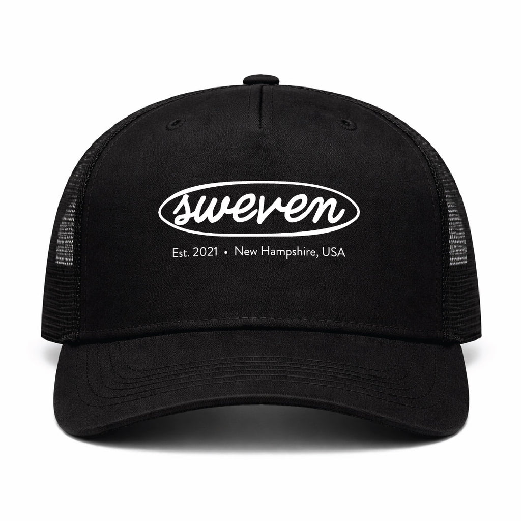 Sweven Script Trucker Hat