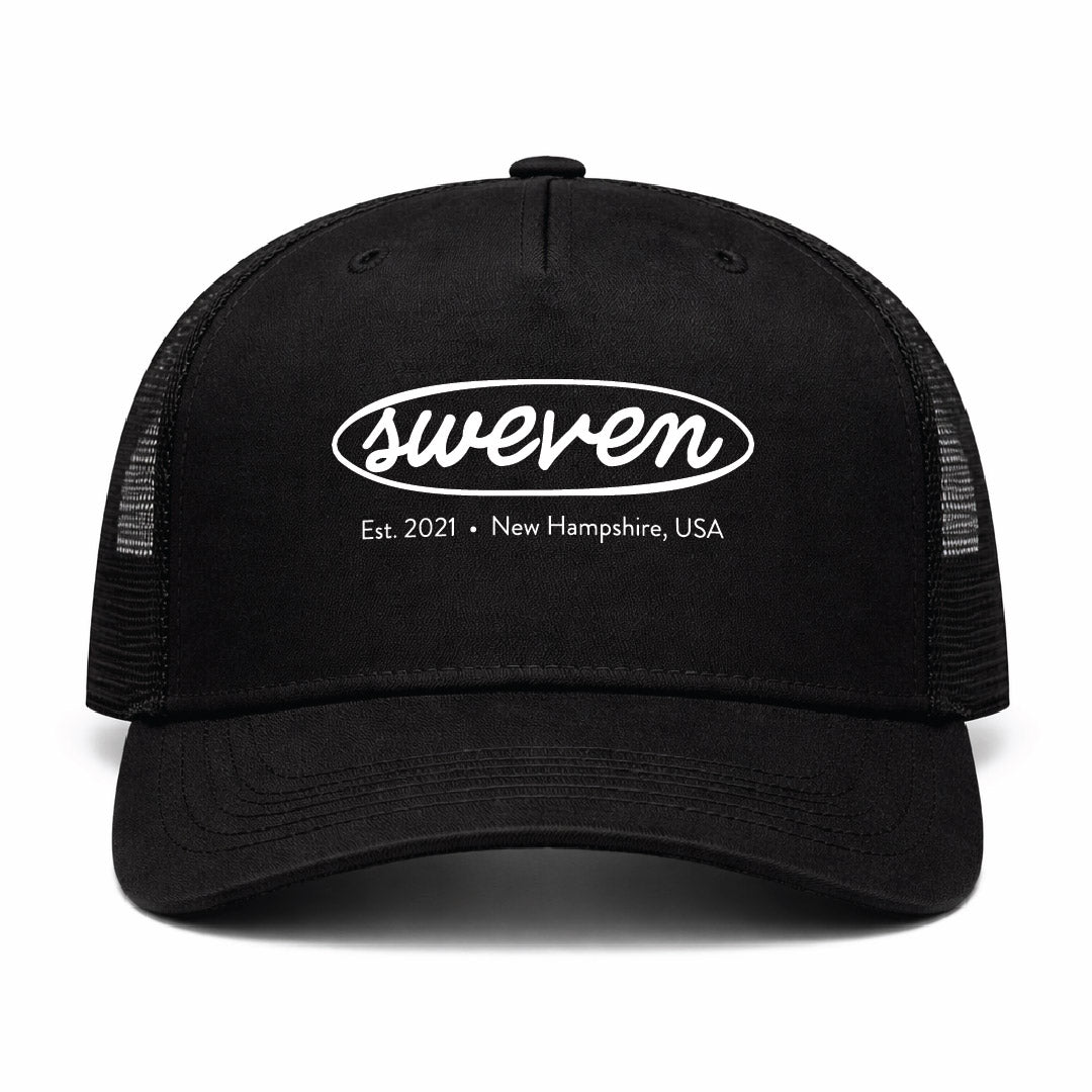 Sweven Script Trucker Hat